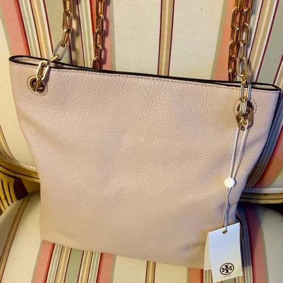 NWT BEAUTIFUL Tory Burch Frida Shoulder/Cross w/ Elegant Gold Chain - Picture 4 of 13